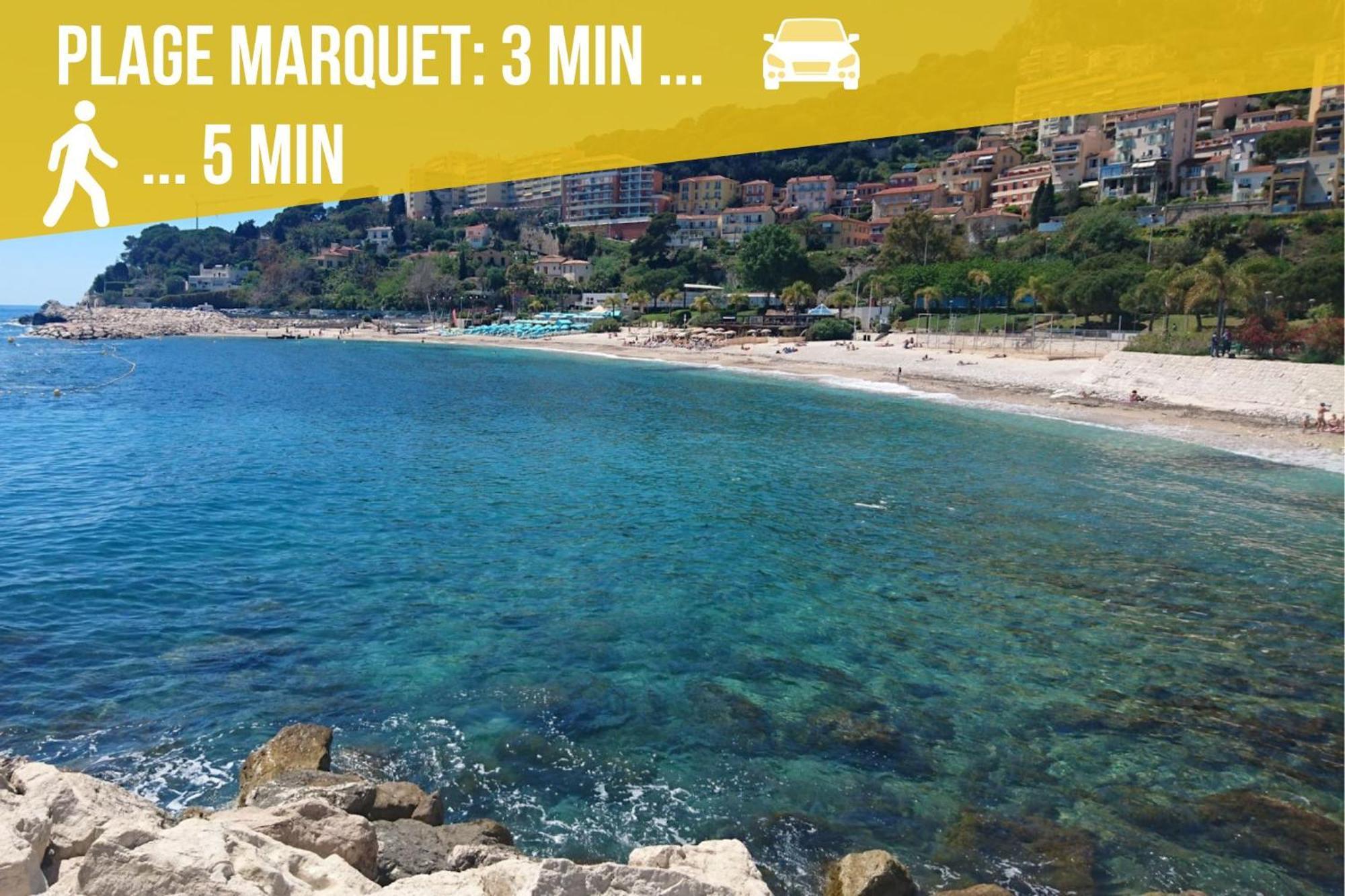 Appartement Moderne Climatise Monaco Vue Mer Cap-d'Ail Ngoại thất bức ảnh